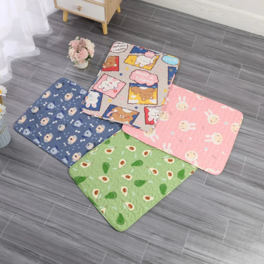 Pet Floor Mat Summer Dog Cat Sofa Car Cushion Soft Breathable Dog Cat Sleeping Mat Breathable Bed Mat for Puppy Kitten