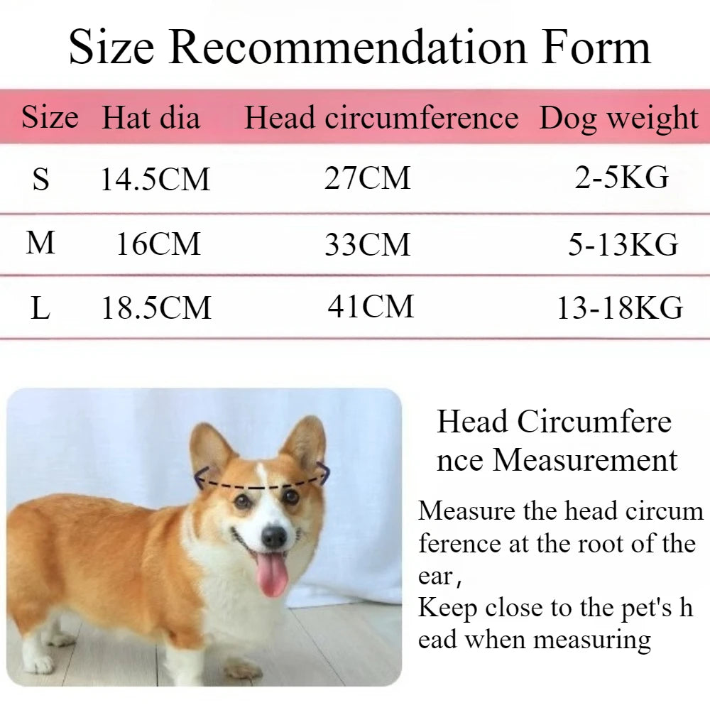 Dog Hat with Ear Holes Summer Outdoor Adjustable Pet Sun Hat for Small and Medium Dogs Puppy Cap Cat Hat Pet Accessories