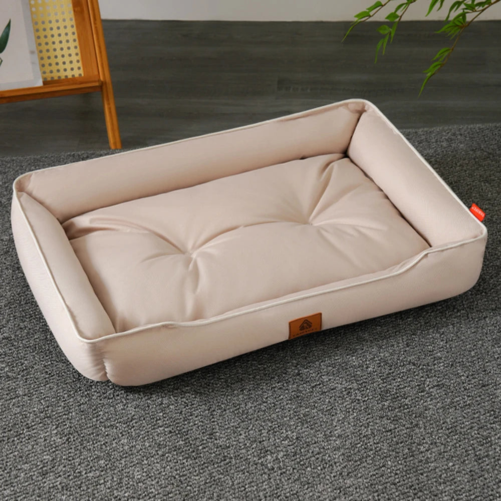 Soft Dog Sofa Square Pet Bed for Small Large Dogs Cats Thickened Waterproof Bite-resistant Dog Bed Pet House Sofa