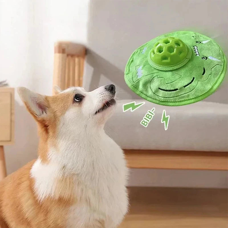 Rubber flannelette leaky food cartoon dog toy teeth to accompany boredom suitable for large, small and medium dogs