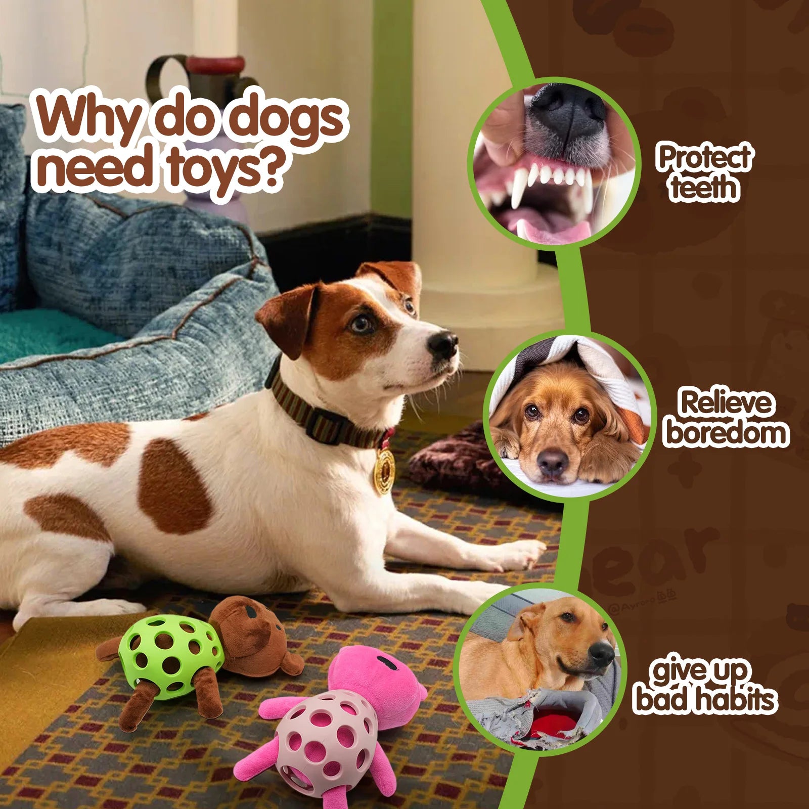 Dog colorful raccoon sound plush toy grinding teeth bite resistance interactive boredom to accompany large, small and medium dog