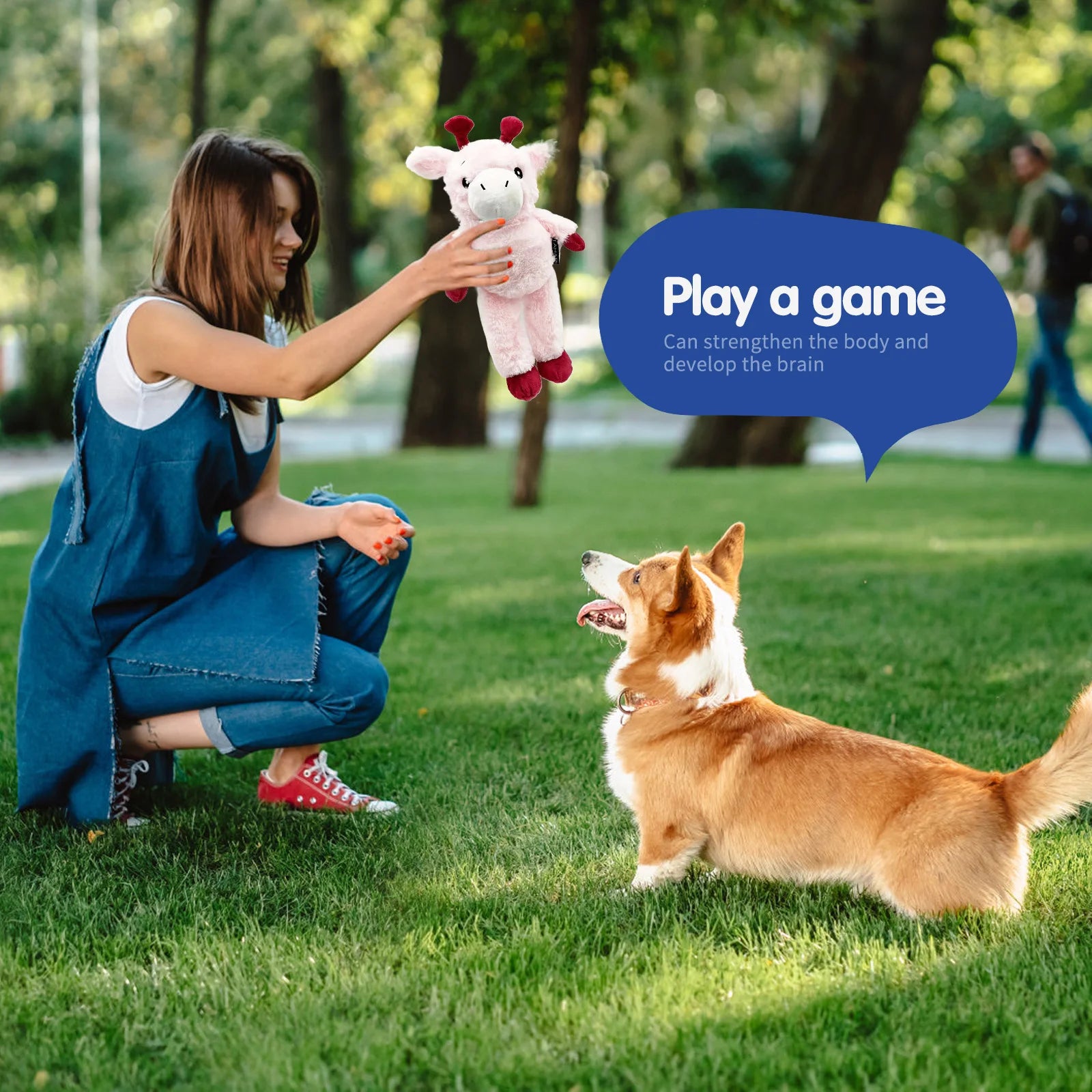 Pet dog plush toy lion Koala raccoon zebra rhinoceros accompany big, small and medium dogs